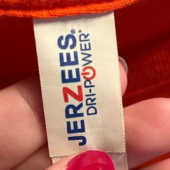 Jerzees Dri-Power “Thankful” Graphic Print‎ Short Sleeve T-Shirt Orange Size 4XL - Picture 4 of 5